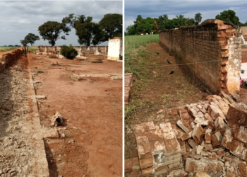 Prefeitura de Frutal inicia construção de muro no cemitério de Vila Barroso
