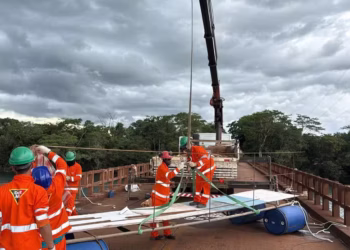 Após reforço de pilares, ponte entre Conceição das Alagoas e Miguelópolis é liberada para veículos leves e pedestres