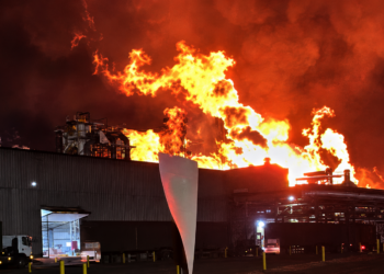 Incêndio atinge área industrial da Usina Cerradão e mobiliza brigadistas em Frutal