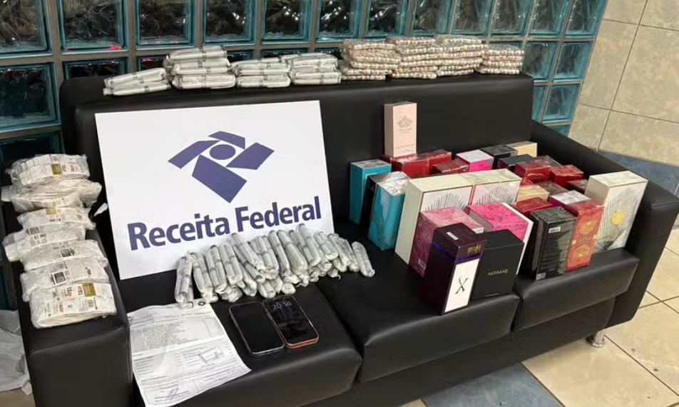 PMRv apreendeu 900 ampolas e canetas emagrecedoras contrabandeadas na MG-255, em Frutal; dois homens foram presos e encaminhados à Polícia Federal