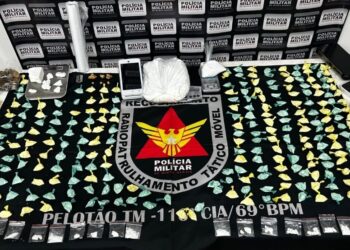 Mototaxista é preso com mais de 260 porções de cocaína durante operação da PM em Frutal