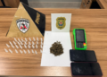 Operação conjunta da PM e Polícia Civil prende suspeito por tráfico de drogas em Frutal