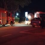 Acidente com carreta carregada com etanol deixa feridos a 5 km da cidade